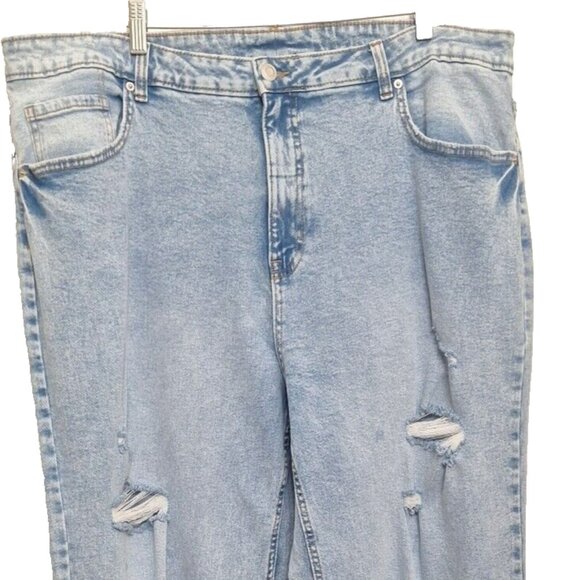 NOBO Jeans Women's High Rise Jeans Plus Size 20W Light Blue - Picture 2 of 11